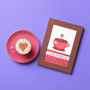 コーヒーランチョン招待状 招待状