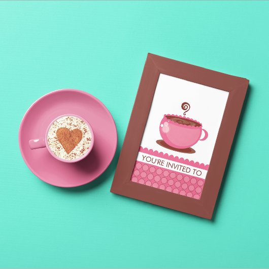 コーヒーランチョン招待状 招待状