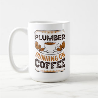 コーヒーランニングカフェインのプレゼントに配管工のコーヒー コーヒーマグカップ