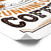 コーヒーランニングカフェインGiの営業担当者 ポスター (角)