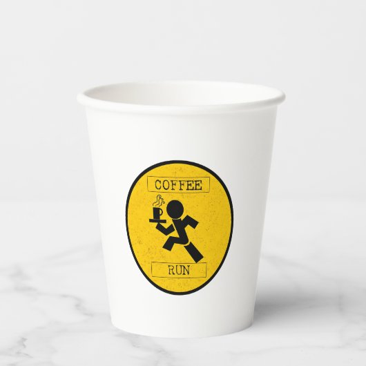 コーヒーラン 紙コップ (正面)