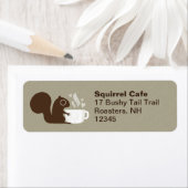 コーヒーリス差出人住所ラベル ラベル (インサイチュ)