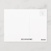 コーヒーリップキスキスポップ・アートのアート ポストカード (裏面)