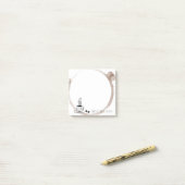 コーヒーリングや輪の汚れ ポストイット (デスク上)