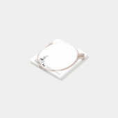 コーヒーリングや輪の汚れ ポストイット (アングル)