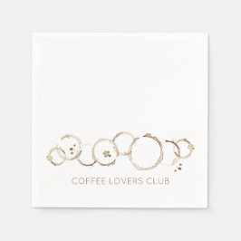 コーヒーリングや輪コーヒーラバーズクラブアーティザンおもしろい スタンダードカクテルナプキン