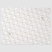 コーヒーリングや輪ブラウンホワイトアーティザンおもしろい 薄葉紙 (正面)