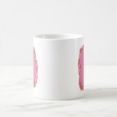 コーヒーレター D: モノグラムイニシャル コーヒーマグカップ (中央)