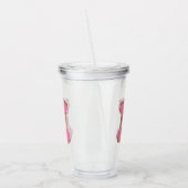 コーヒーレター I: モノグラムイニシャル アクリルタンブラー (左)