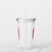コーヒーレターB: モノグラムイニシャル アクリルタンブラー (左)