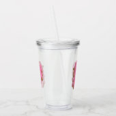 コーヒーレターM: モノグラムイニシャル アクリルタンブラー (左)