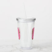 コーヒーレターM: モノグラムイニシャル アクリルタンブラー (左)