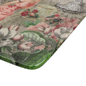 コーヒーレディビクトリアンーウーマンピンク教室 カッティングボード (角)