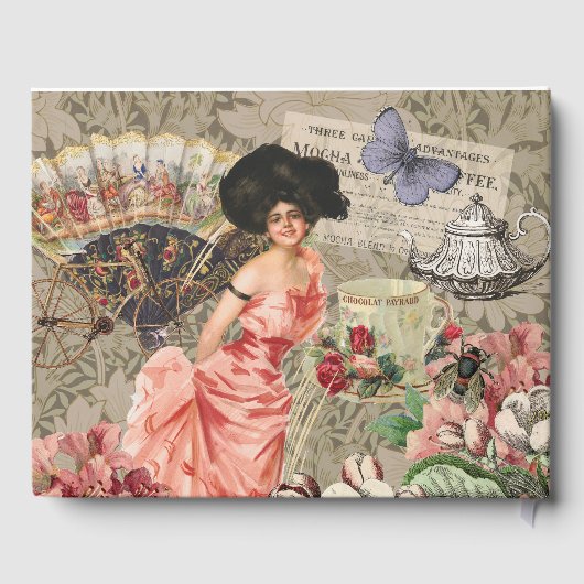 コーヒーレディビクトリアンーウーマンピンク教室 ゲストブック (裏面)