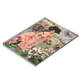 コーヒーレディビクトリアンーウーマンピンク教室 ノートブック (左側)