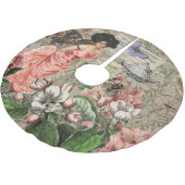 コーヒーレディビクトリアンーウーマンピンク教室 ブラッシュドポリエステルツリースカート (アングル)