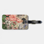 コーヒーレディビクトリアンーウーマンピンク教室 ラゲッジタグ (裏面横)