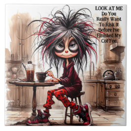 コーヒーレディ予測できなリスクItセラミックタイル タイル