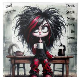 コーヒーレディ予測できなーがセラミックタイルを開始しない タイル