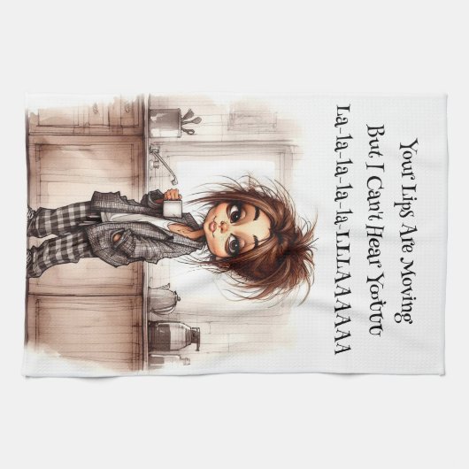 コーヒーレディ予測できなーはキッチンタオルが聞こえない キッチンタオル (横)