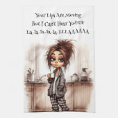 コーヒーレディ予測できなーはキッチンタオルが聞こえない キッチンタオル (縦)