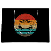 コーヒーレトロスタイルヴィンテージ ラージペーパーバッグ (正面)