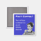 コーヒーレトロ – マグネット (正面/裏面)