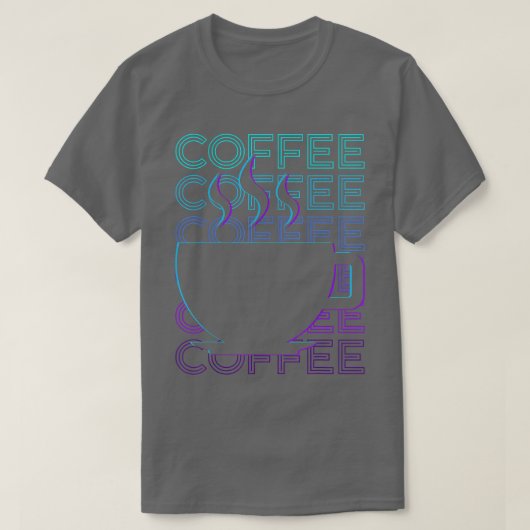 コーヒーレトロ Tシャツ (デザイン正面)