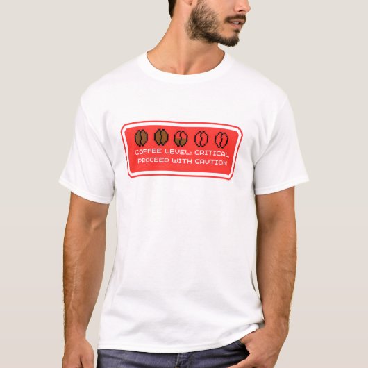 コーヒーレベル:重要 Tシャツ (正面)