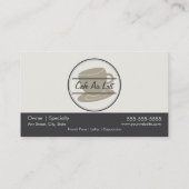 コーヒーロイヤリティのパンチカードの名刺 ロイヤリティカード (裏面)