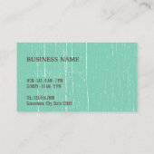 コーヒーロイヤリティカードヴィンテージグリーンウッド ロイヤリティカード (裏面)