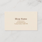 コーヒーロイヤリティカード 名刺 (裏面)