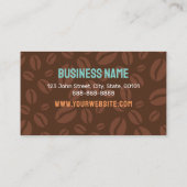 コーヒーロイヤリティスタンプまたはパンチカー買ド- 9 Get 1 ロイヤリティカード (裏面)