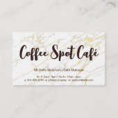 コーヒーロイヤリティ報酬 名刺 (正面)