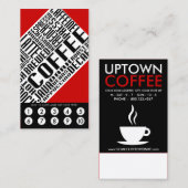 コーヒーロイヤリティ(wordWEB) ロイヤリティカード (正面/裏面)