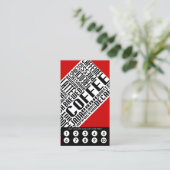 コーヒーロイヤリティ(wordWEB) ロイヤリティカード (スタンド正面)