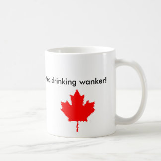 コーヒーロゴ、MapleLeafは、私飲んでいますcoを…絵を描きました コーヒーマグカップ