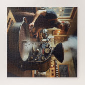 コーヒーロースター ジグソーパズル (横)