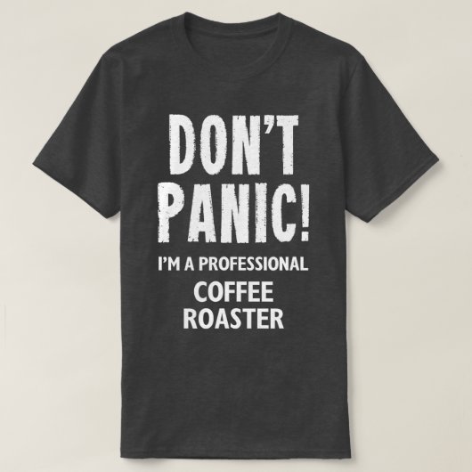コーヒーロースター Tシャツ (デザイン正面)