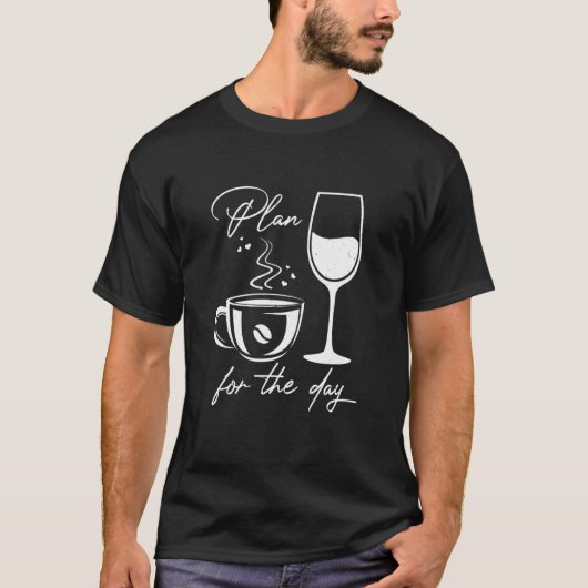 コーヒーワインの日の計画 Tシャツ (正面)