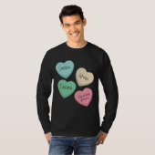 コーヒーワインタコスプライムバレンタインデー Tシャツ (正面フル)