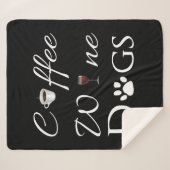 コーヒーワインドッグスシェルパブランケット シェルパブランケット (正面(横))