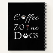 コーヒーワインドッグズノート ノートブック (裏面)