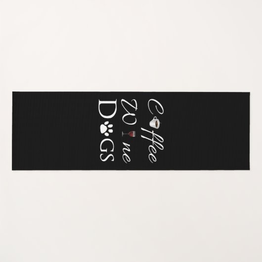 コーヒーワインドッグズヨガマット ヨガマット (正面(横))