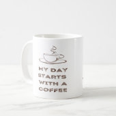 コーヒーワイン コーヒーマグカップ (正面左)
