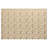 コーヒーワード生地 ファブリック (ヤード)