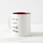 コーヒー不足(R) ツートーンマグカップ (正面左)