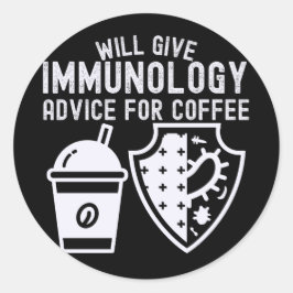 コーヒー与えのウィルイムノロジーアドバイス ラウンドシール