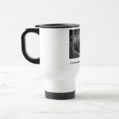 "コーヒー世界を円形の"マグ「は行かせます トラベルマグ (左)