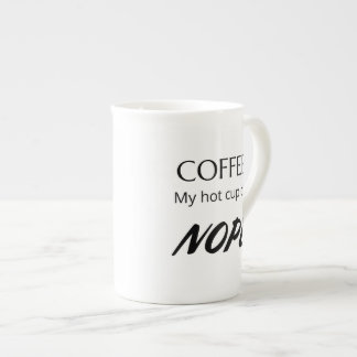 コーヒー中毒のプレゼントのための特別なマ素晴らしグ ボーンチャイナマグカップ